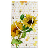 ひまわり&ビーシリーズデザインシックススモール抱き枕 スモールペーパーバッグ (正面)