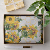 ひまわり&ビーシリーズデザイン4 薄葉紙 (ギフト)