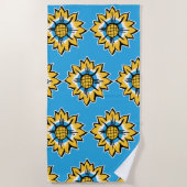 ひまわり ビーチタオル (正面)