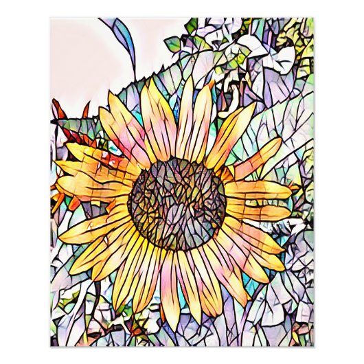 ひまわり フォトプリント            (正面)