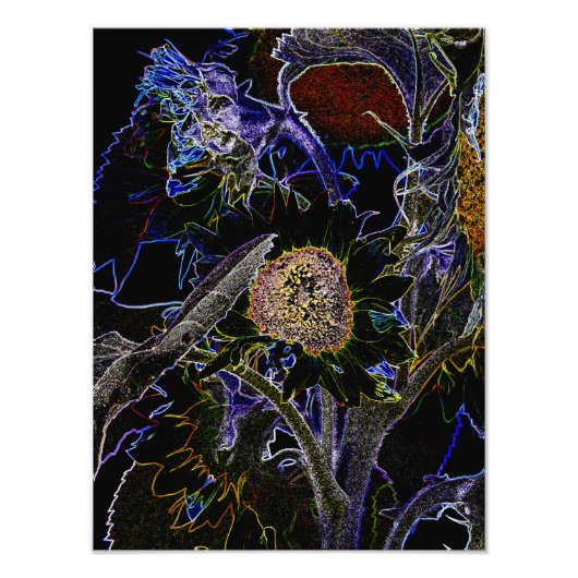 ひまわり フォトプリント            (正面)