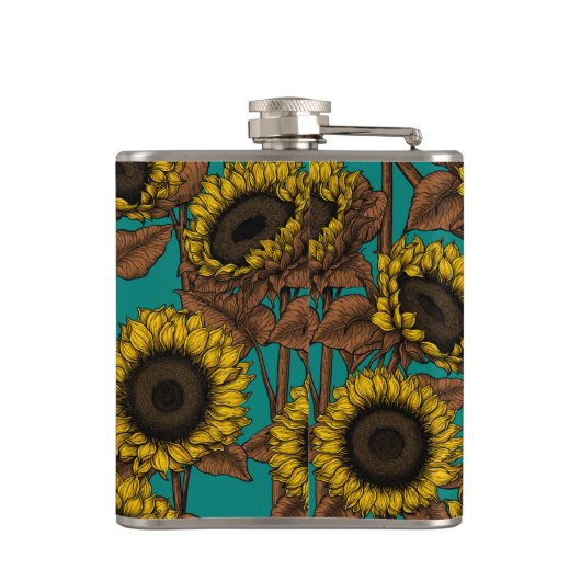 ひまわり フラスク (裏面)