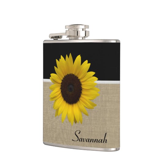 ひまわり フラスク (左)