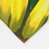 ひまわり フリースブランケット (角)