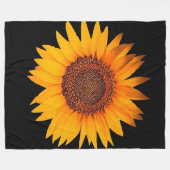 ひまわり フリースブランケット (正面(横))