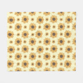 ひまわり フリースブランケット (正面(横))