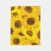 ひまわり フリースブランケット (正面)