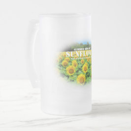 ひまわり フロストグラスビールジョッキ