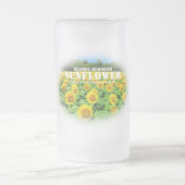 ひまわり フロストグラスビールジョッキ (中央)