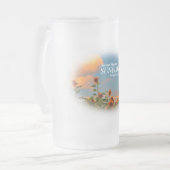 ひまわり フロストグラスビールジョッキ (正面左)