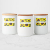 ひまわり フードラベル (ボトル)