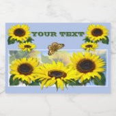 ひまわり フードラベル (シングルラベル)