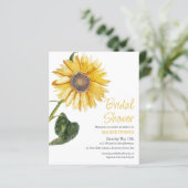 ひまわり |ブライダルシャワーの招待 (スタンド正面)