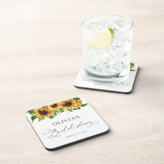 ひまわり ブライダルシャワーコースター コースター (右側)