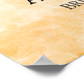 ひまわり ブライダルシャワー ウェルカムポスター ポスター (角)