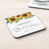 ひまわり ブライダルシャワー コースター (左側)