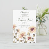 ひまわり ブライダルシャワー 招待状 (スタンド正面)