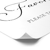 ひまわり ブライダル シャワーフェイバーズ パーティー サイン (角)