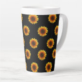ひまわり ブラック ラテ マグカップ (右アングル)