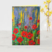 ひまわり ブランク グリーティング カード (黄色い花)