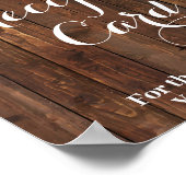 ひまわり プレイスクリプト カード ブライダルシャワー サイン (角)