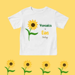ひまわり ベビーTシャツ