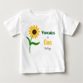 ひまわり ベビーTシャツ (正面)