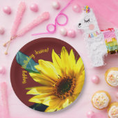 ひまわり ペーパープレート (パーティー)
