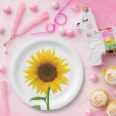 ひまわり ペーパープレート (パーティー)
