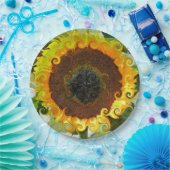 ひまわり ペーパープレート (パーティー)