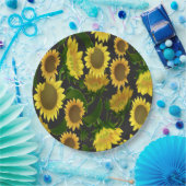 ひまわり ペーパープレート (パーティー)