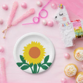 ひまわり ペーパープレート (パーティー)