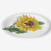 ひまわり ペーパープレート (アングル)