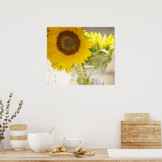 ひまわり ポスター (キッチン)