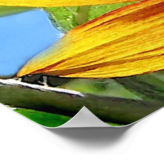 ひまわり ポスター (角)