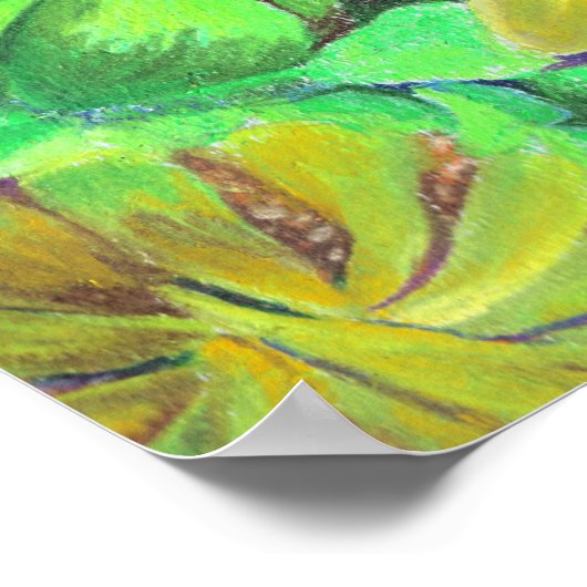 ひまわり ポスター (角)