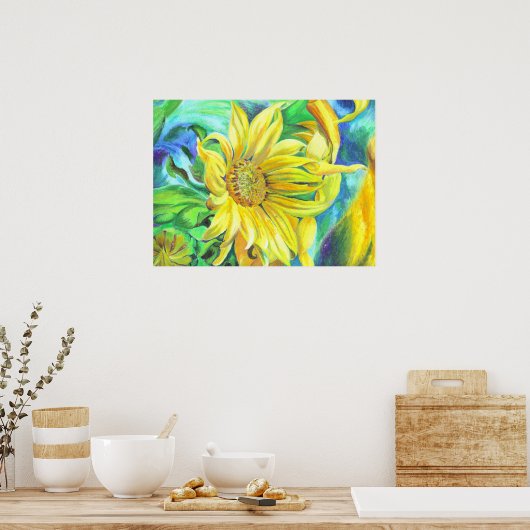 ひまわり ポスター (キッチン)