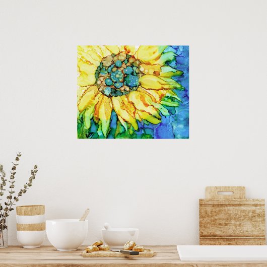 ひまわり ポスター (キッチン)