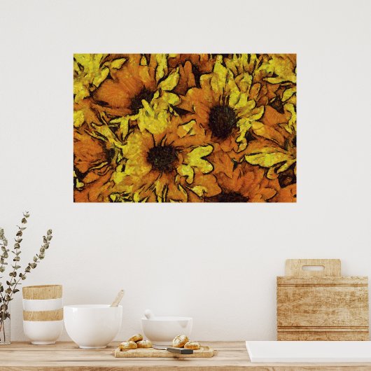 ひまわり ポスター (キッチン)