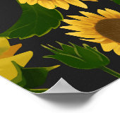 ひまわり ポスター (角)