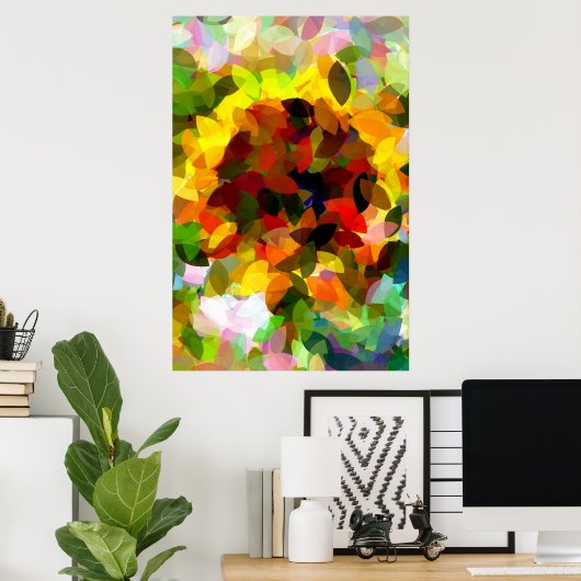 ひまわり ポスター (ホームオフィス)