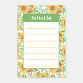 ひまわり ポストイット (正面)