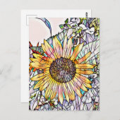 ひまわり ポストカード (正面/裏面)