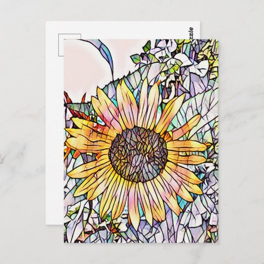 ひまわり ポストカード (正面/裏面)