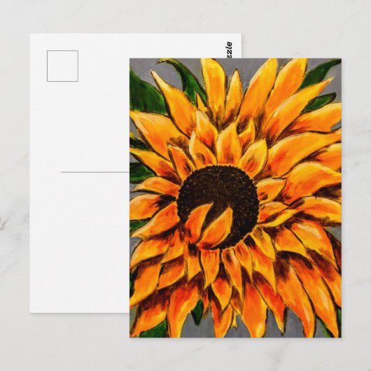 ひまわり ポストカード (正面/裏面)