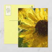 ひまわり ポストカード (正面/裏面)
