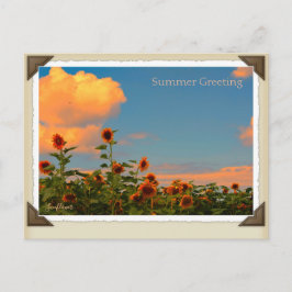 ひまわり ポストカード