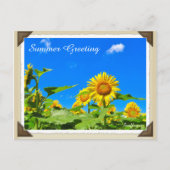 ひまわり ポストカード (正面)