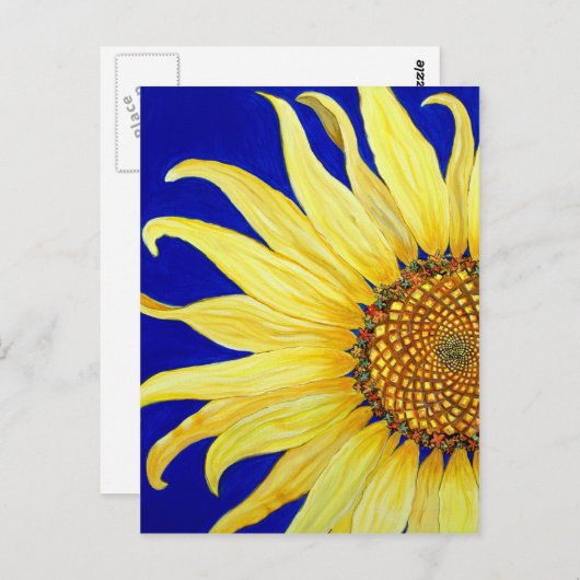 ひまわり ポストカード (正面/裏面)