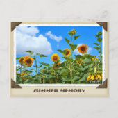 ひまわり ポストカード (正面)